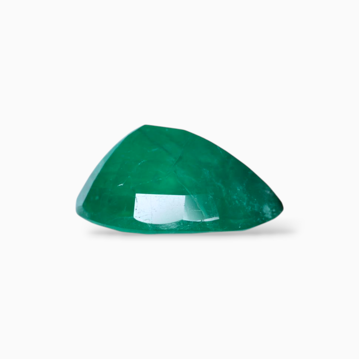Panna Gemstone  7.73 Carats Pear Shape 16.1x10.7mm Size