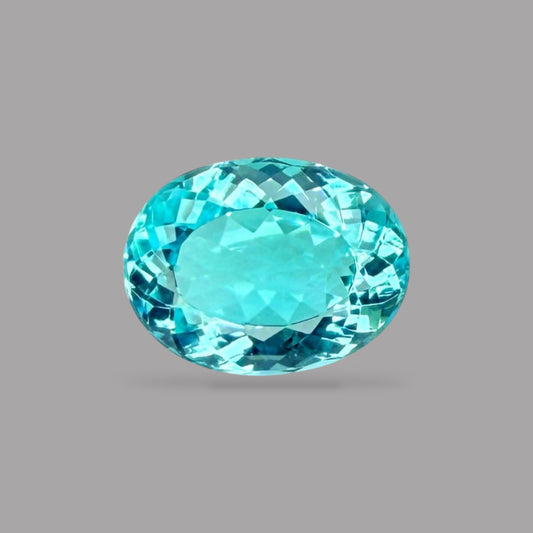 Paraiba Tourmaline 1.61 Carats Oval Cut 8.57 x 6.57 x 4.07 mm From  Mozambique