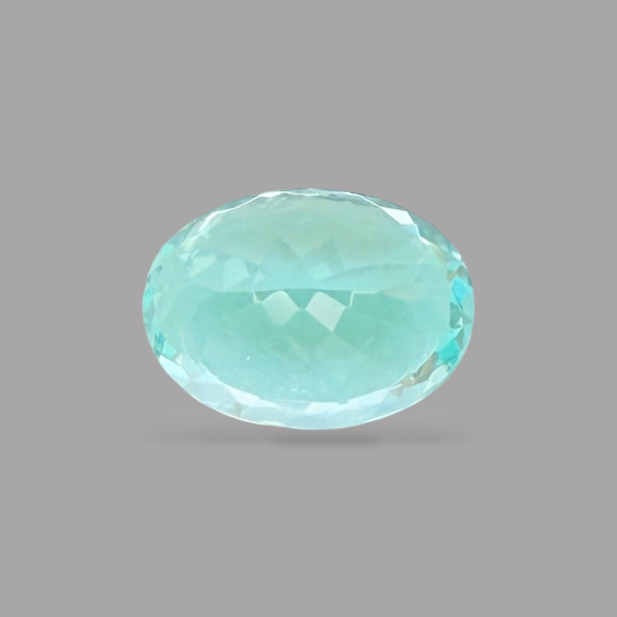 Paraiba Tourmaline Oval Cut 0.72 Carats 6.50 x 4.73 x 3.55 mm From Mozambique GIA Certified