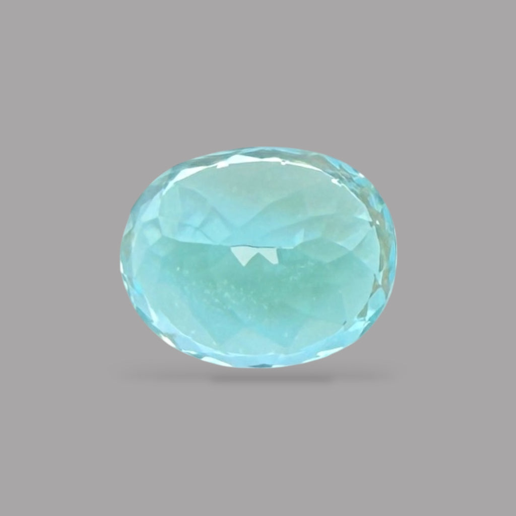 Paraiba Tourmaline Oval Cut 0.98 Carats 6.54 x 5.20 x 4.25 mm From Mozambique GIA Certified