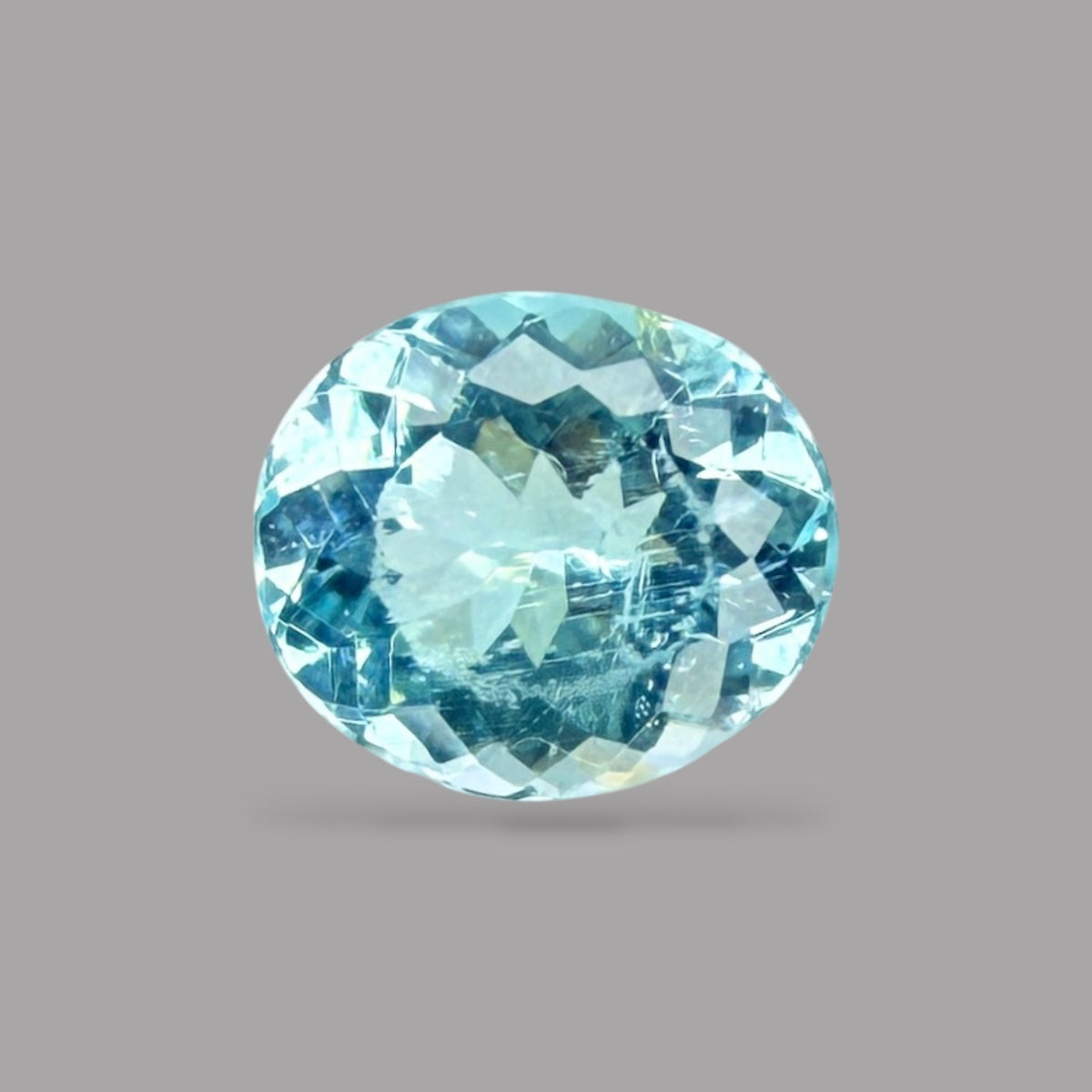 Paraiba Tourmaline Oval Cut 1.15 Carats 7.19 x 6.22 x 4.05 mm From Mozambique GIA Certified