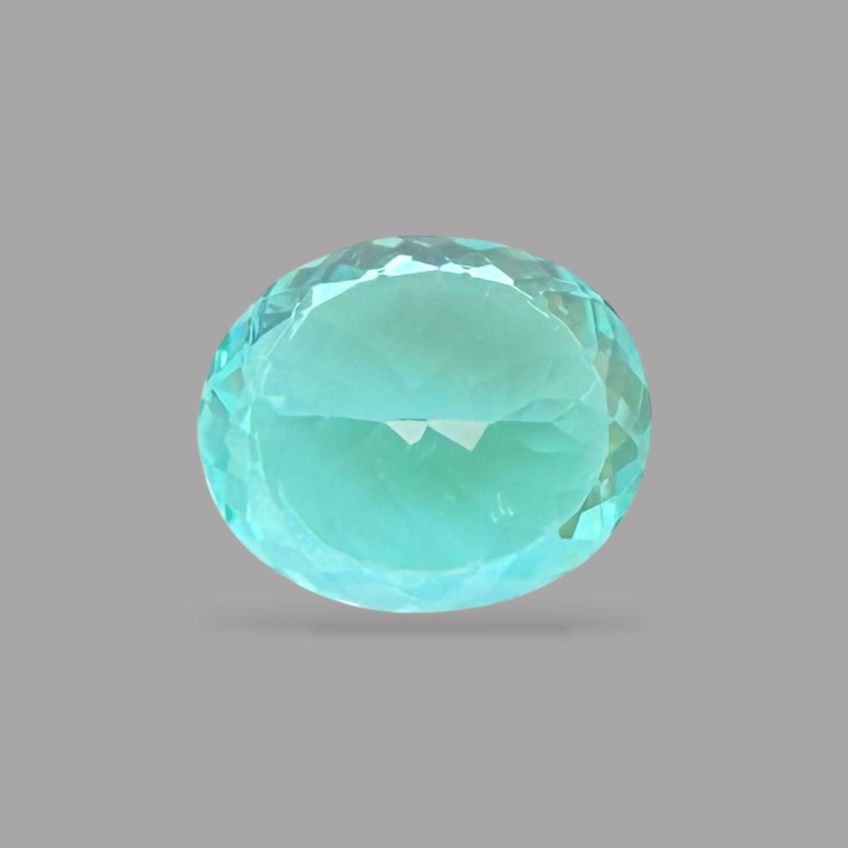 Paraiba Tourmaline Oval Cut 1.25 Carats 7.37 x 6.16 x 4.10 mm From Mozambique GIA Certified