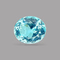 Paraiba Tourmaline Oval Cut 1.33 Carats 7.52 x 6.42 x 4.34 mm From Mozambique GIA Certified