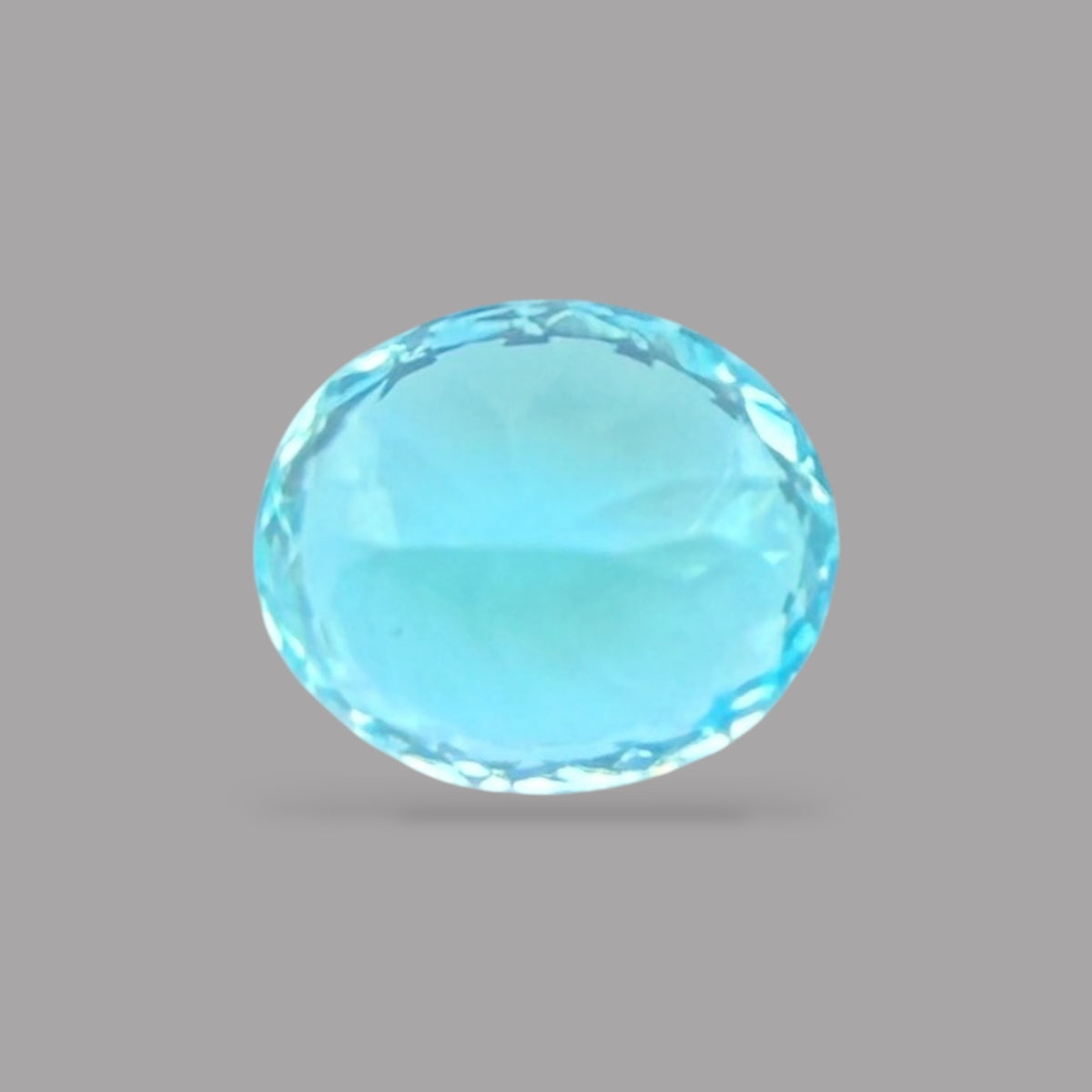 Paraiba Tourmaline Oval Cut 1.53 Carats 7.64 x 6.39 x 4.96 mm From Mozambique GIA Certified
