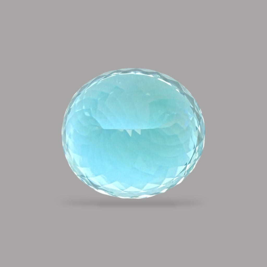Paraiba Tourmaline Oval Cut 3.43 Carats 9.61 × 8.75 x 6.08 mm From  Mozambique GIA Certified