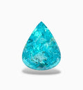 Paraiba Tourmaline Stone Pear 6.56 Carats 13.6 X 10.8 mm