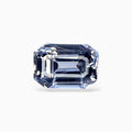 Pastel Blue Sapphire Emerald Cut 3.63 Carats 9.09X6.25X5.68 MM