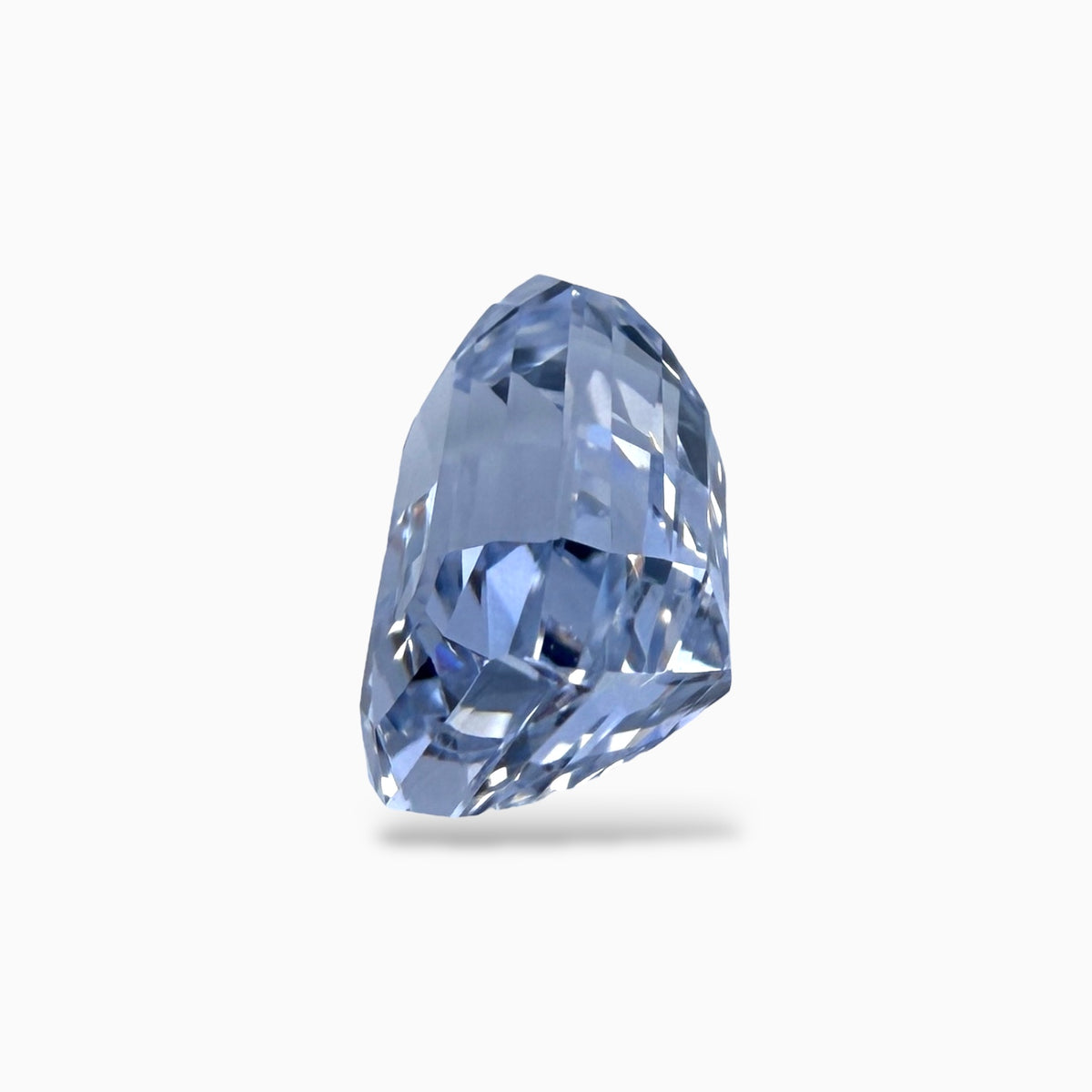 Pastel Blue Sapphire Emerald Cut 3.63 Carats 9.09X6.25X5.68 MM