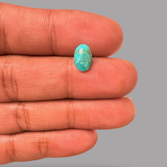 Pathar Firoza 1.28 Carats 9.5 x 6.5 x 3 mm in Oval