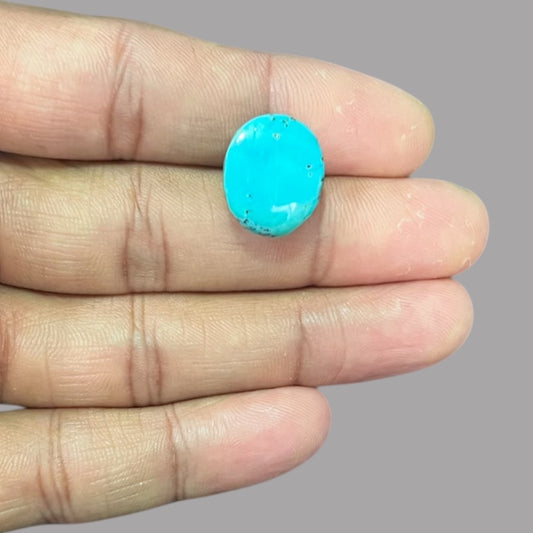 Pathar Firoza 12.50 Carats 16.7 x 14.4 x 7.8 mm in Oval