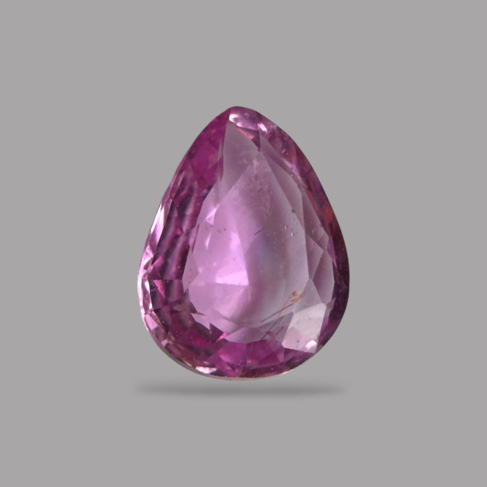 Pear Shape in Pink Sapphire Gemstone 0.42 Carats &  5.6 x 4.5 mm Size