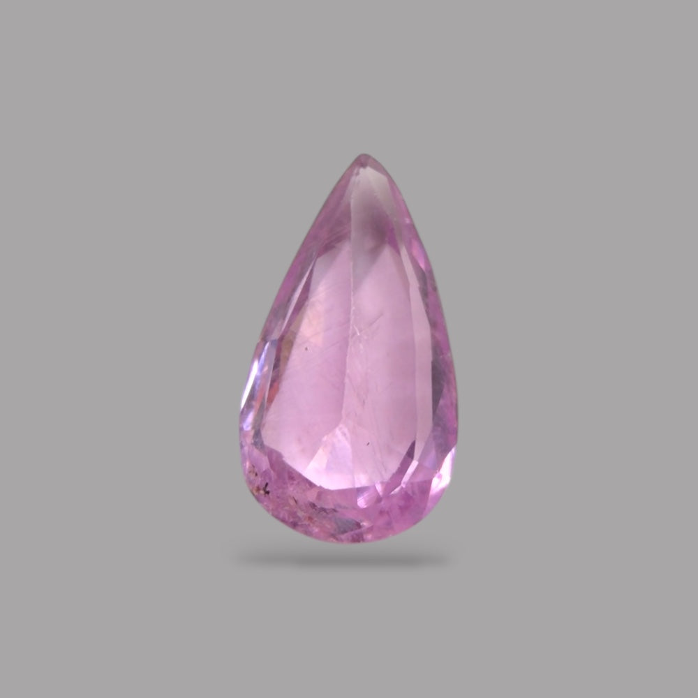 Pear Shape in Pink Sapphire Gemstone 0.62 Carats & 7.5 x 4.3 mm Size