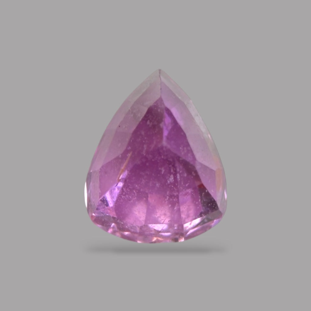 Pear Shape in Pink Sapphire Gemstone 0.63 Carats &  5.4 x 4.4 mm Size