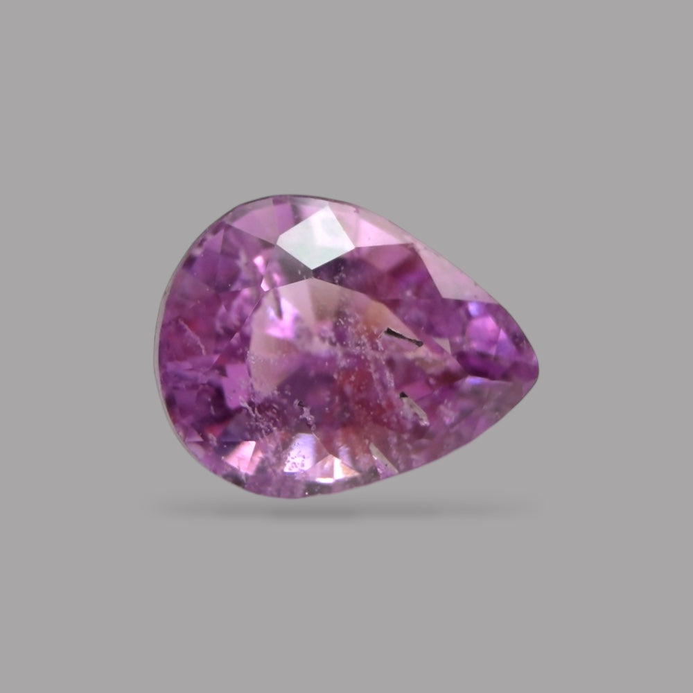 Pear Shape in Pink Sapphire Gemstone 0.64 Carats &  5.7 x 4.4 mm Size