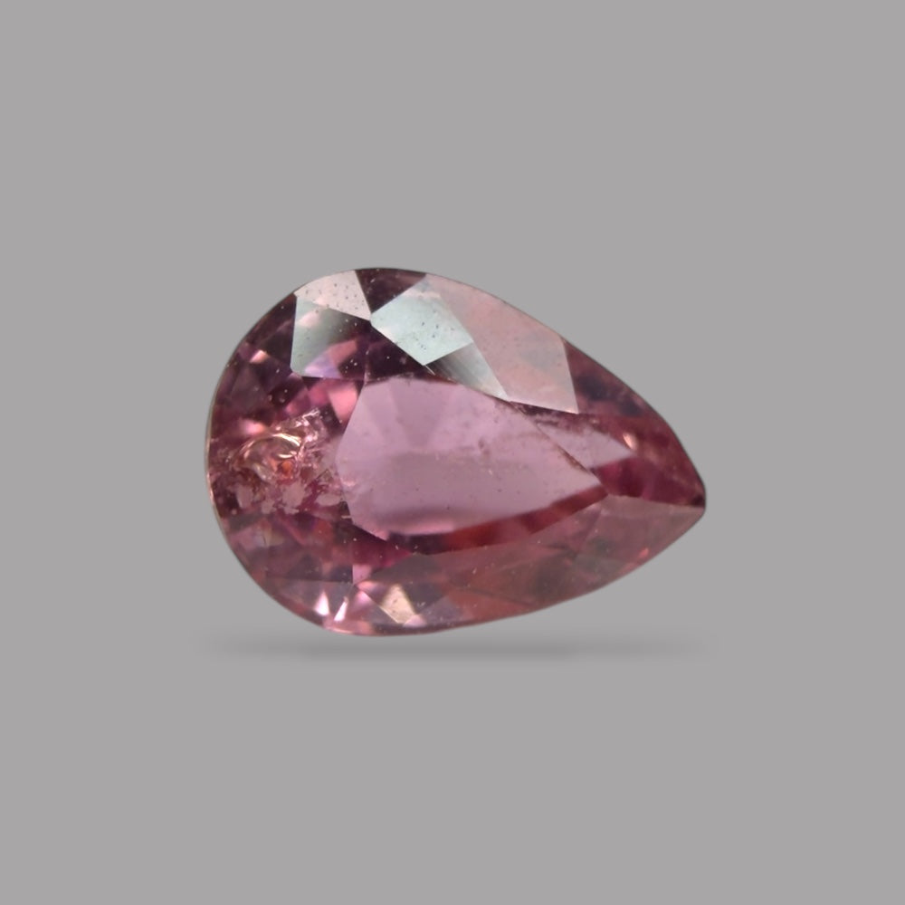Pear Shape in Pink Sapphire Gemstone 0.64 Carats &  6.2 x 4.3 mm Size