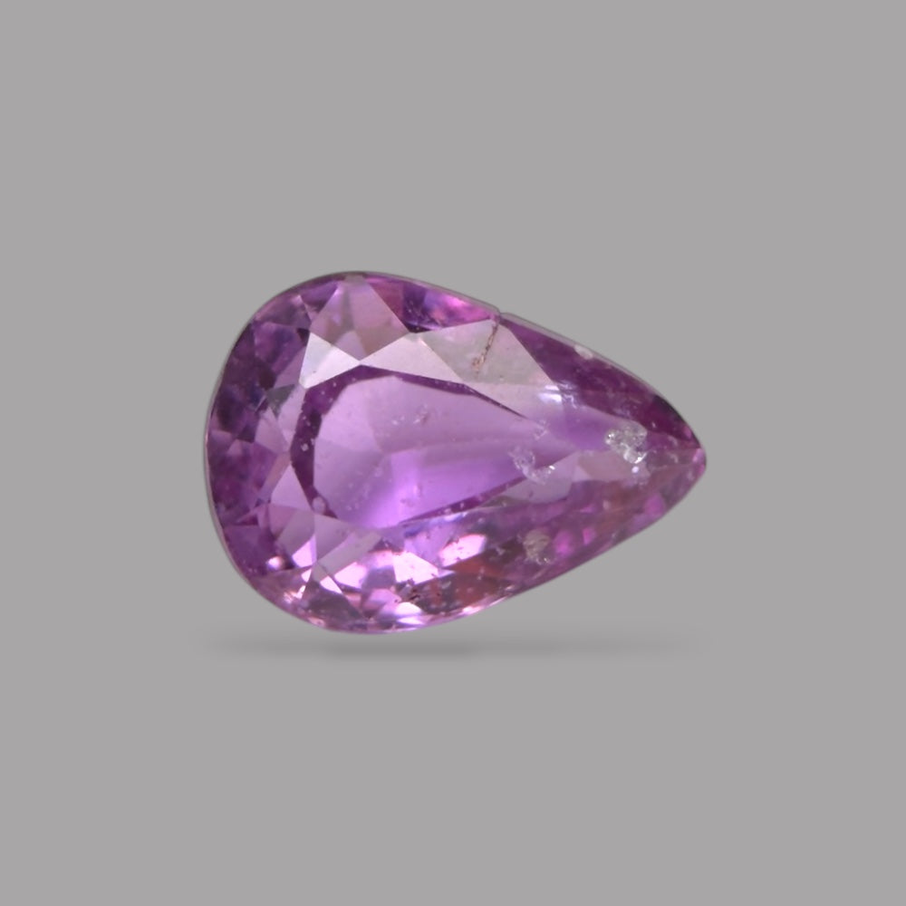 Pear Shape in Pink Sapphire Gemstone 0.65 Carats &  6.3 x 4.5 mm Size