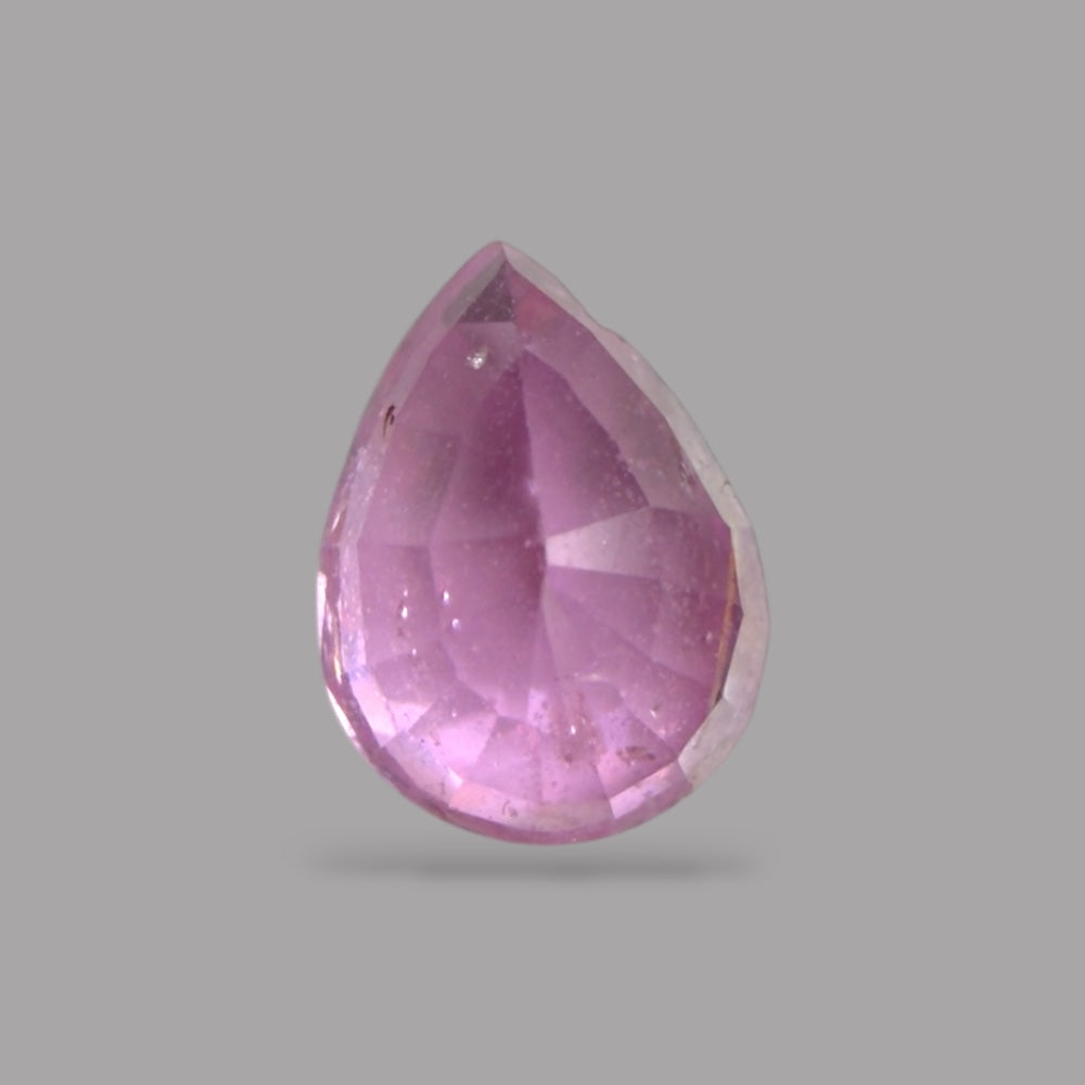 Pear Shape in Pink Sapphire Gemstone 0.68 Carats &  6 x 4.4 mm Size