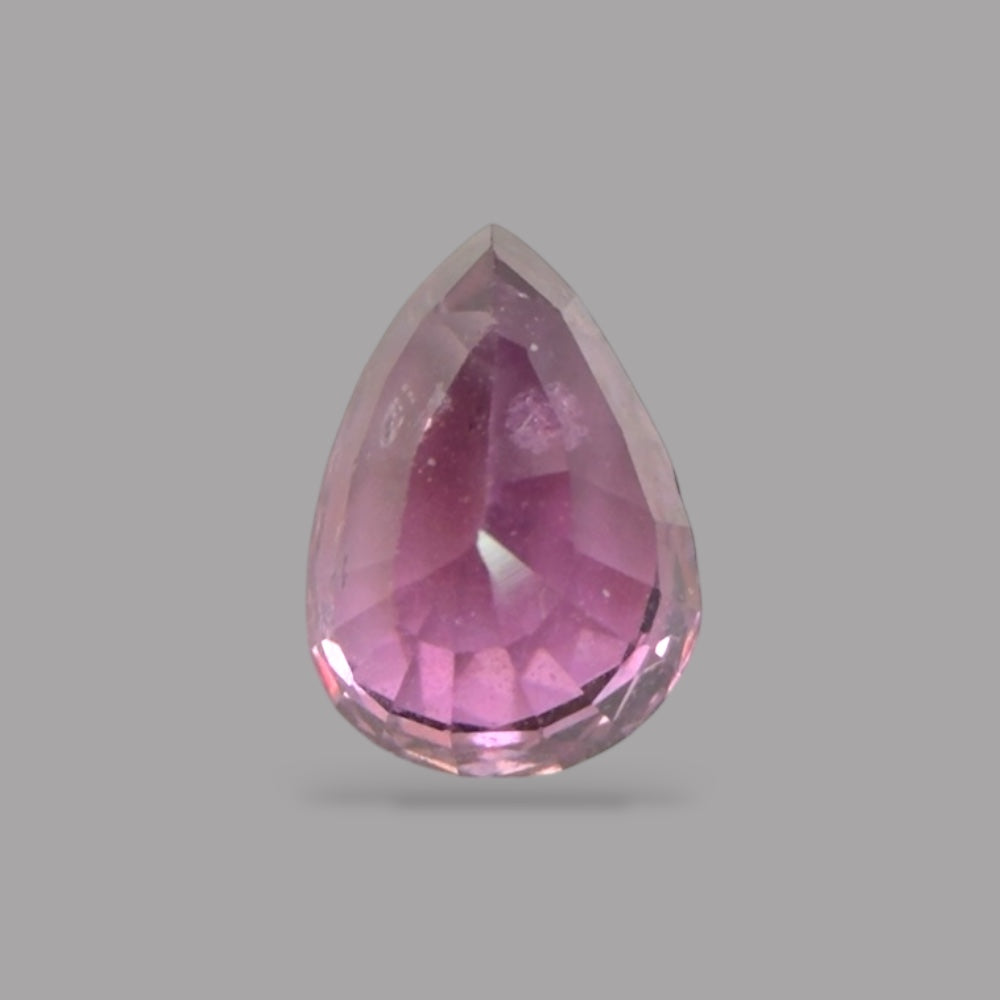 Pear Shape in Pink Sapphire Gemstone 0.72 Carats &  6.1 x 4.4 mm Size