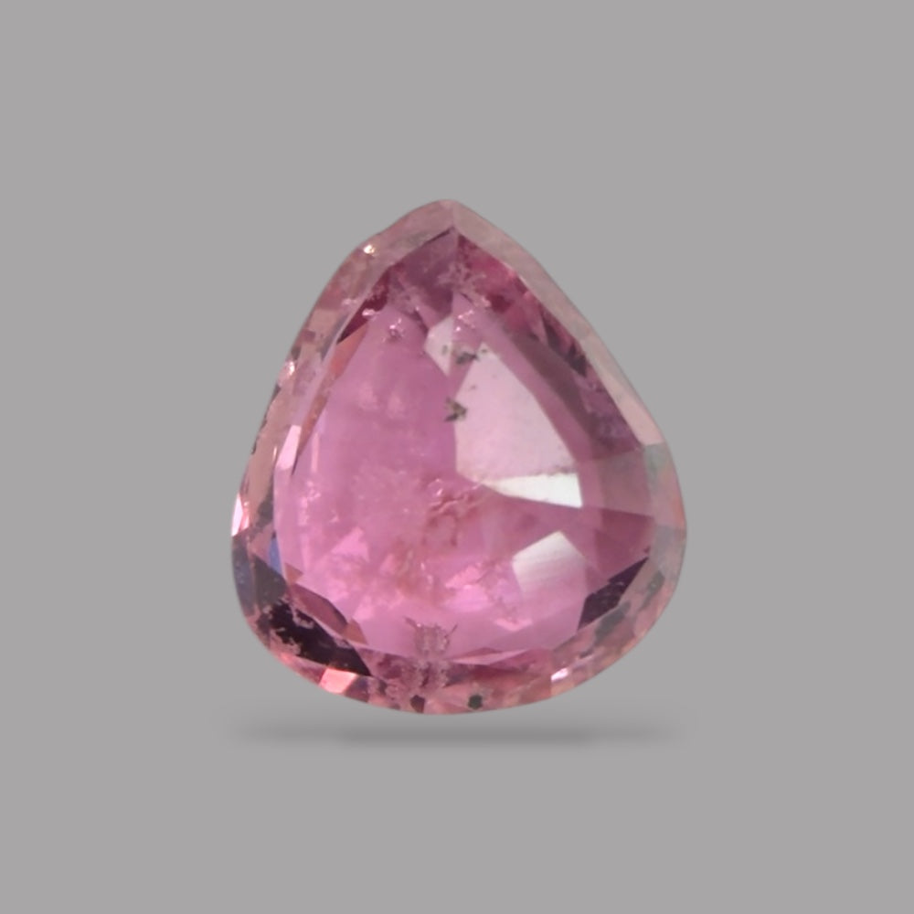 Pear Shape in Pink Sapphire Gemstone 0.79 Carats &  6.3 x 5.6 mm Size