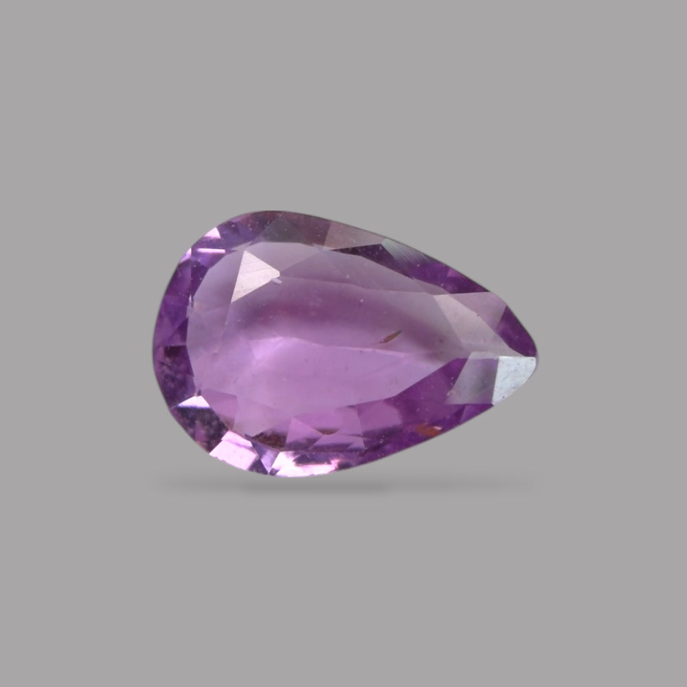 Pear Shape in Purple Sapphire Gemstone 0.44 Carats & 6.5 x 4.5 mm Size