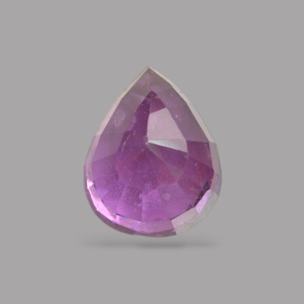 Pear Shape in Pink Sapphire Gemstone 1.10 Carats & 6.7 x 5.3 mm Size