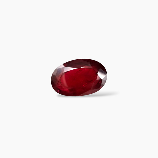 Perfect 1.61 Carat Natural Ruby - Graceful Oval Cut Gem from Mozambique