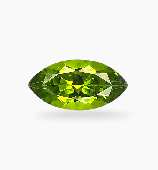 Natural Peridot Gemstone Marquise Shape 5.20 Carats Size 15.5x8mm