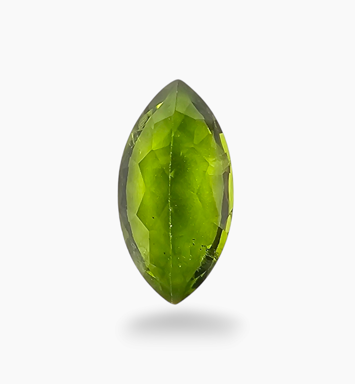 Natural Peridot Gemstone Marquise Shape 5.20 Carats Size 15.5x8mm