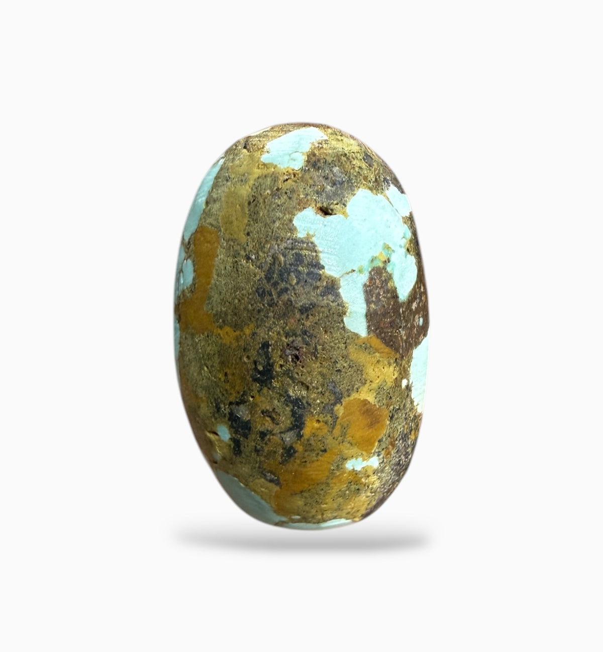 Persian Feroza Spider Shajri 13.59 Carats 21x13 mm