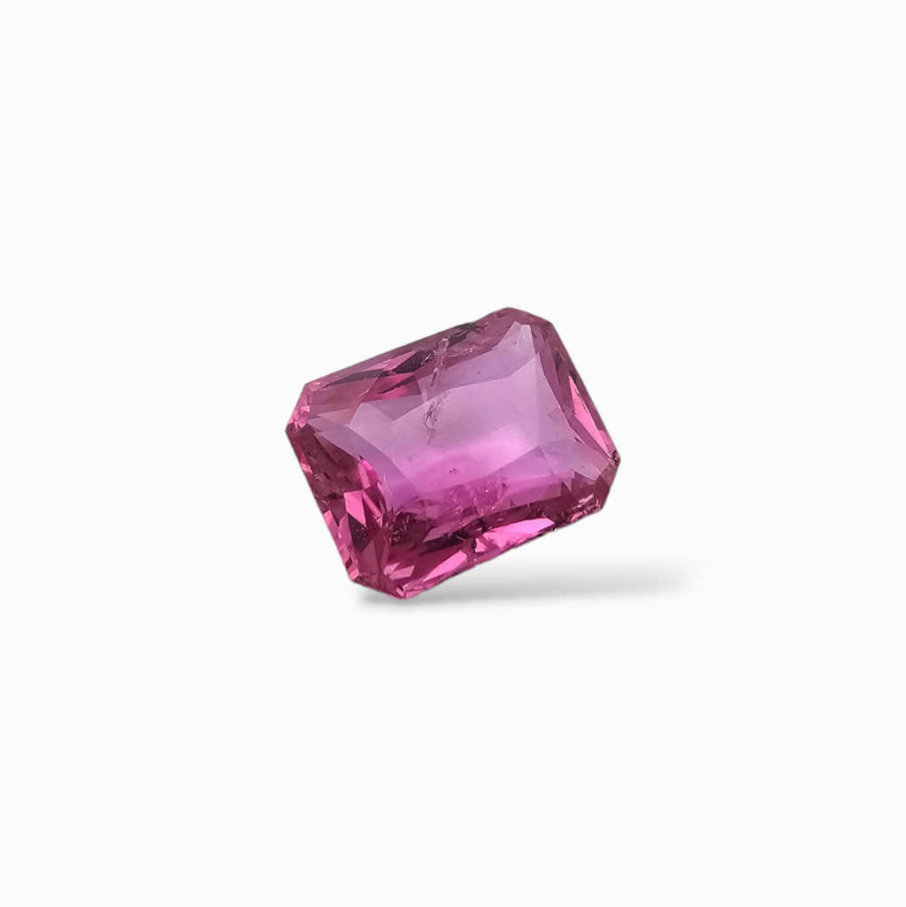Pink Sapphire Natural Stone Emerald Cut 3.55 Carats