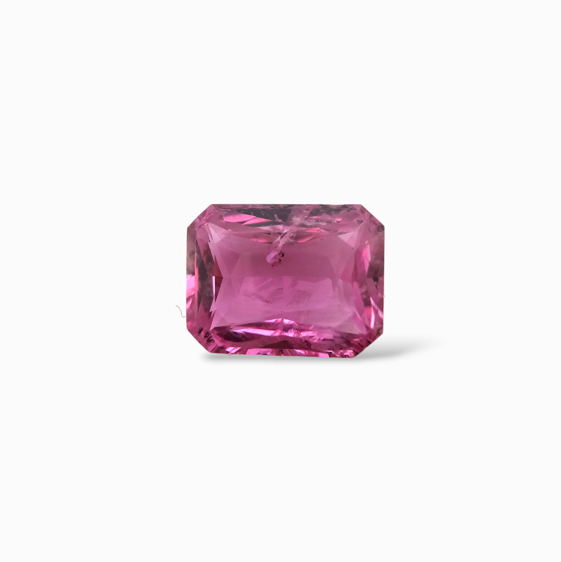 Pink Sapphire Natural Stone Emerald Cut 3.55 Carats