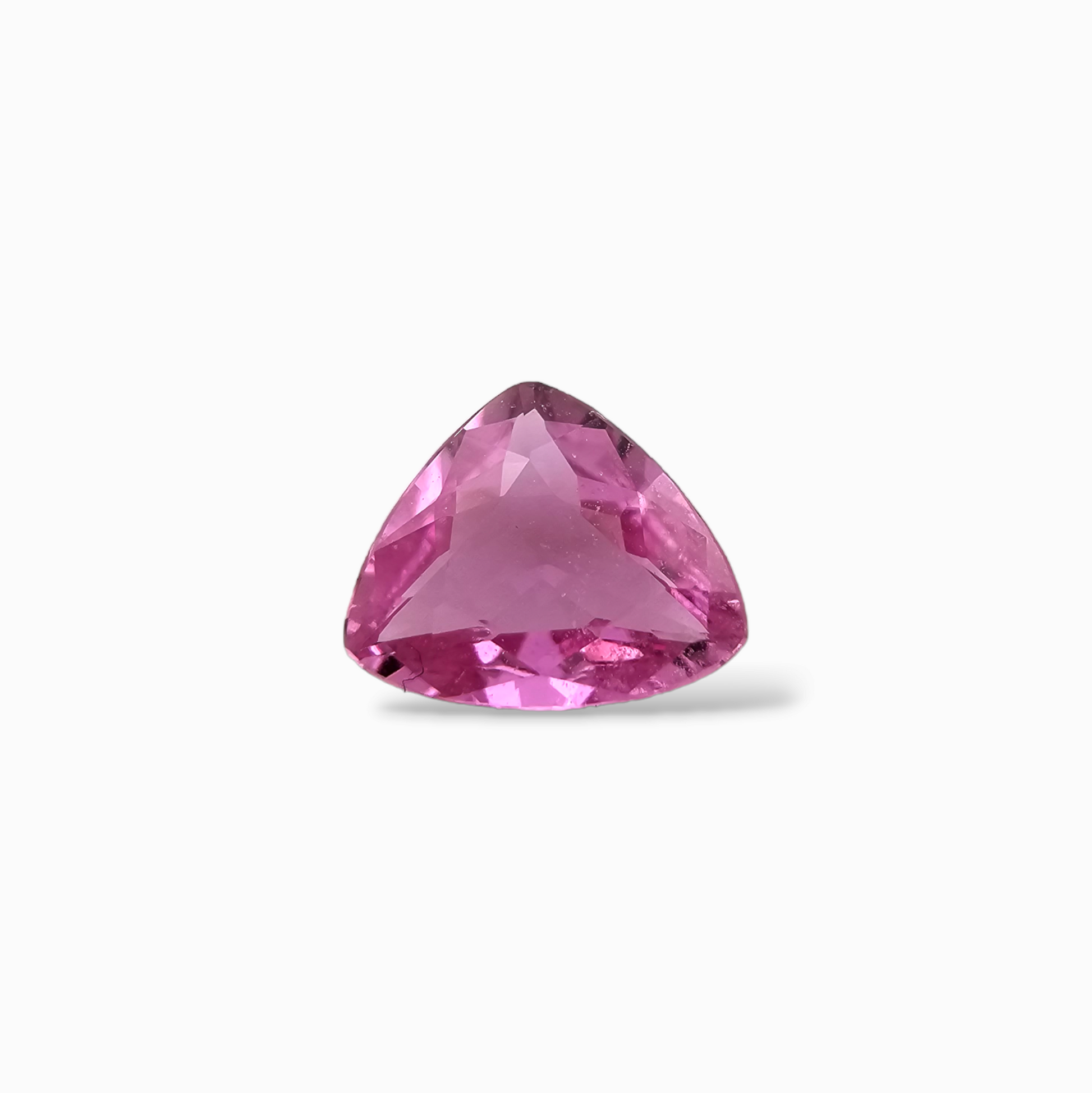 Pink Sapphire Natural Stone Trilliant Cut 0.73 Carats