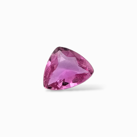 Pink Sapphire Natural Stone Trilliant Cut 0.73 Carats