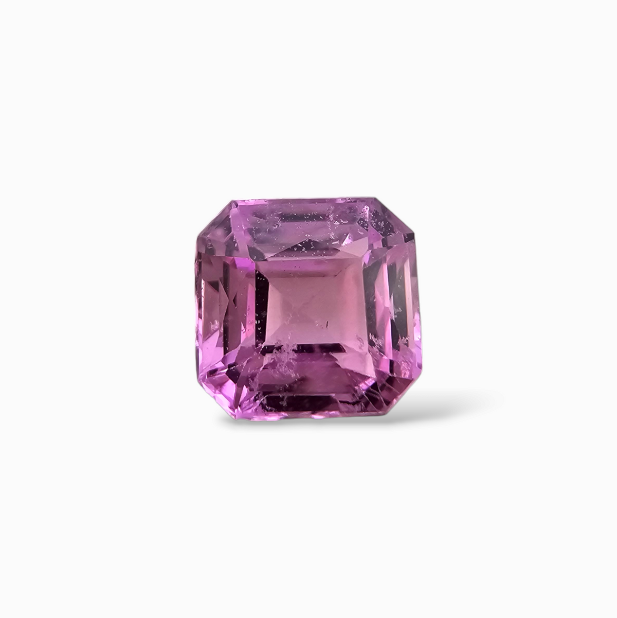 Pink Sapphire Natural Stone Asscher Cut 1.21 Carats