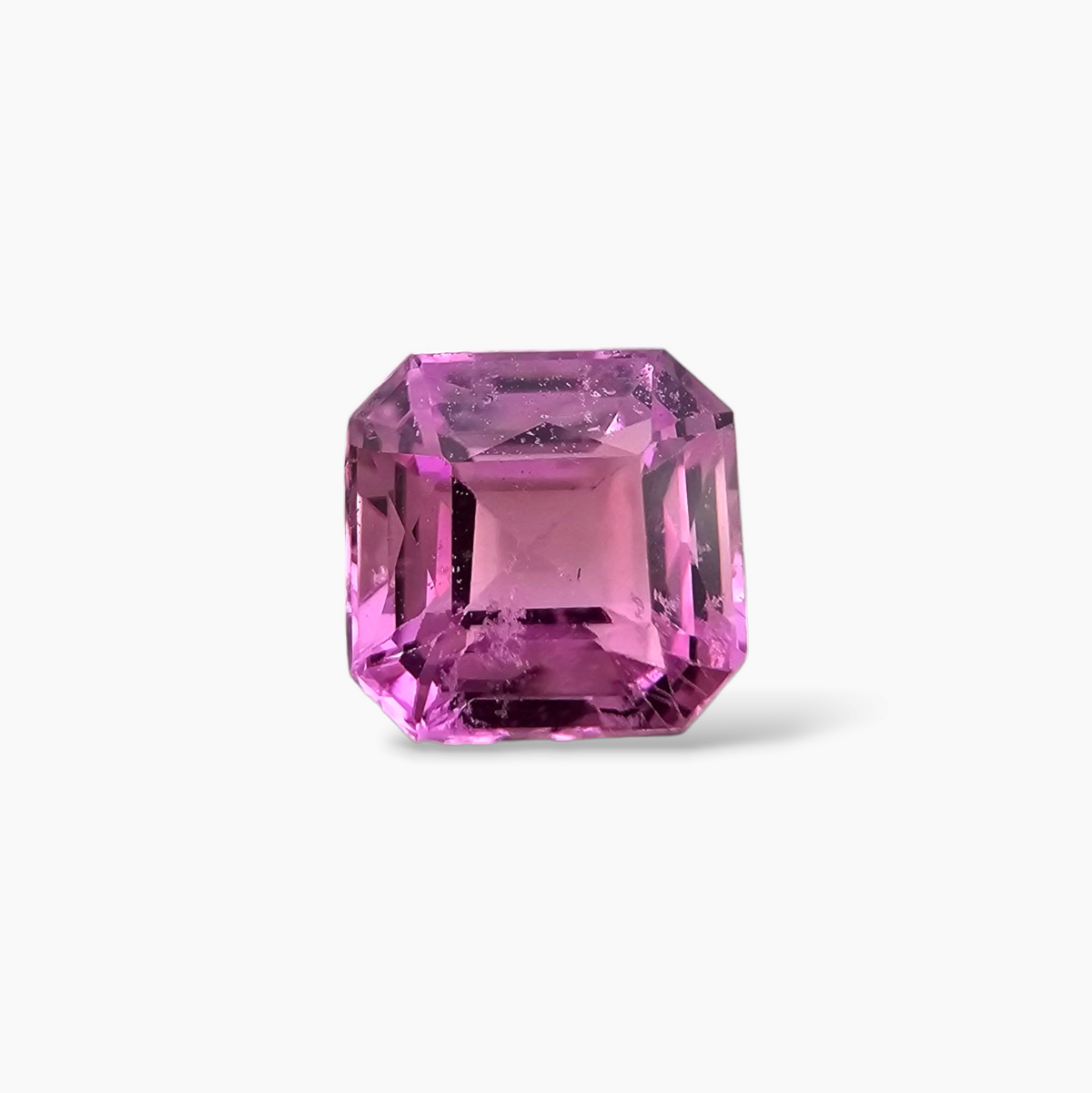 Pink Sapphire Natural Stone Asscher Cut 1.21 Carats