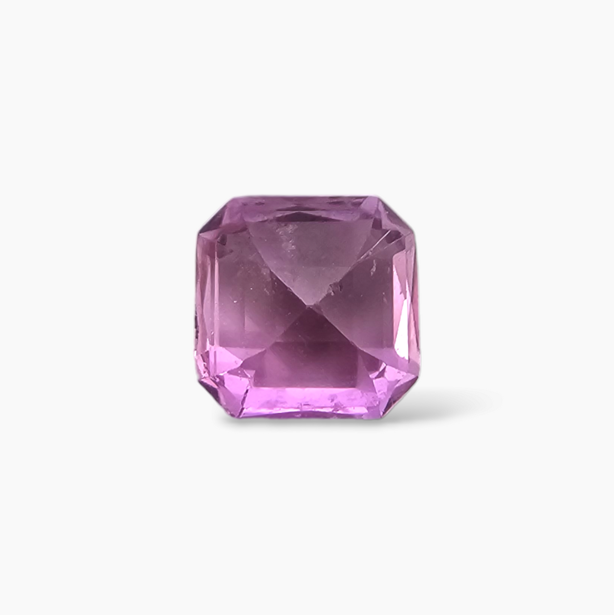 Pink Sapphire Natural Stone Asscher Cut 1.21 Carats