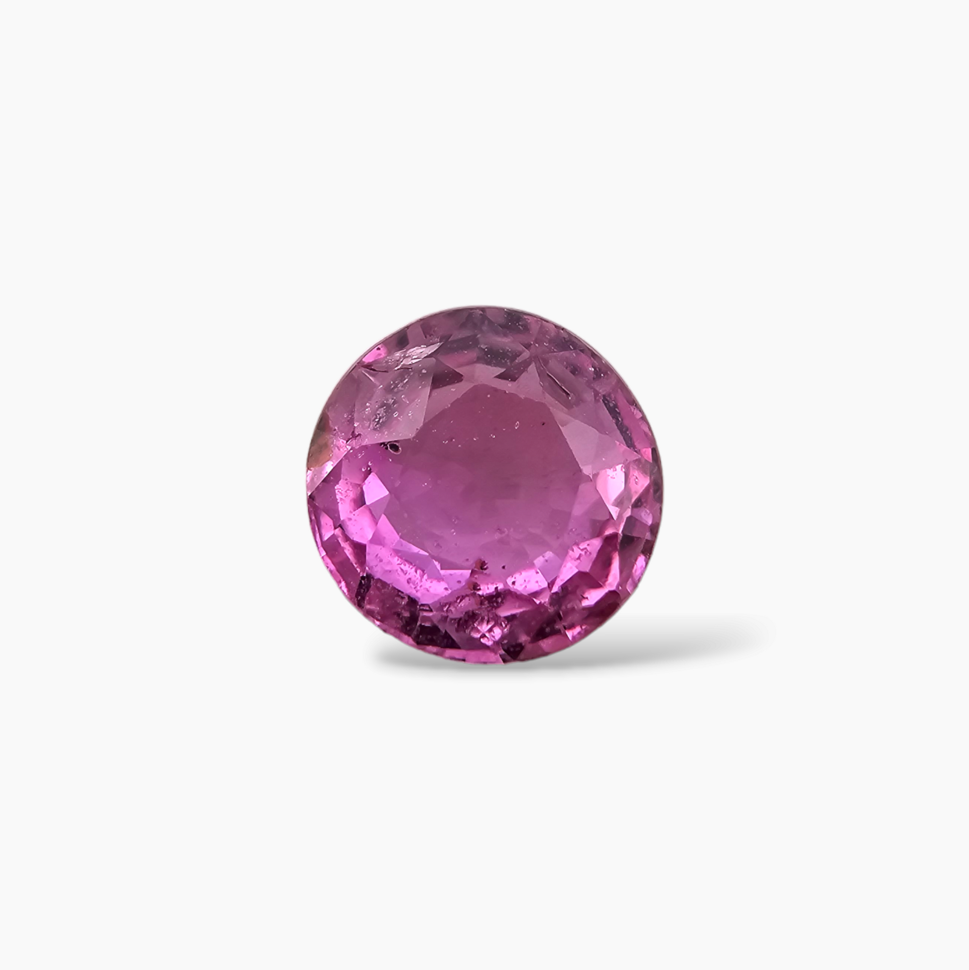 Pink Sapphire Natural Stone Round Cut 1.7 Carats