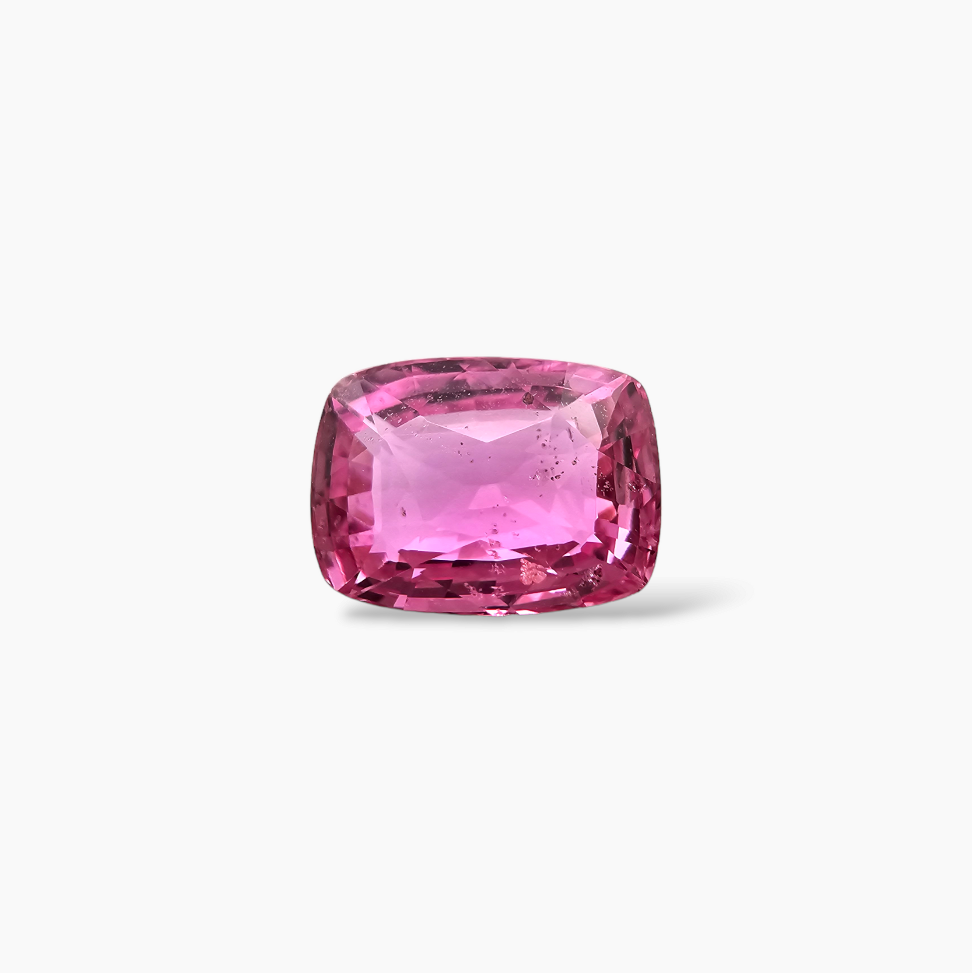 Pink Sapphire Natural Stone Cushion Cut 3.06 Carats