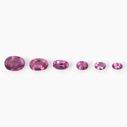 buy Pink Sapphire Stone Oval Lot