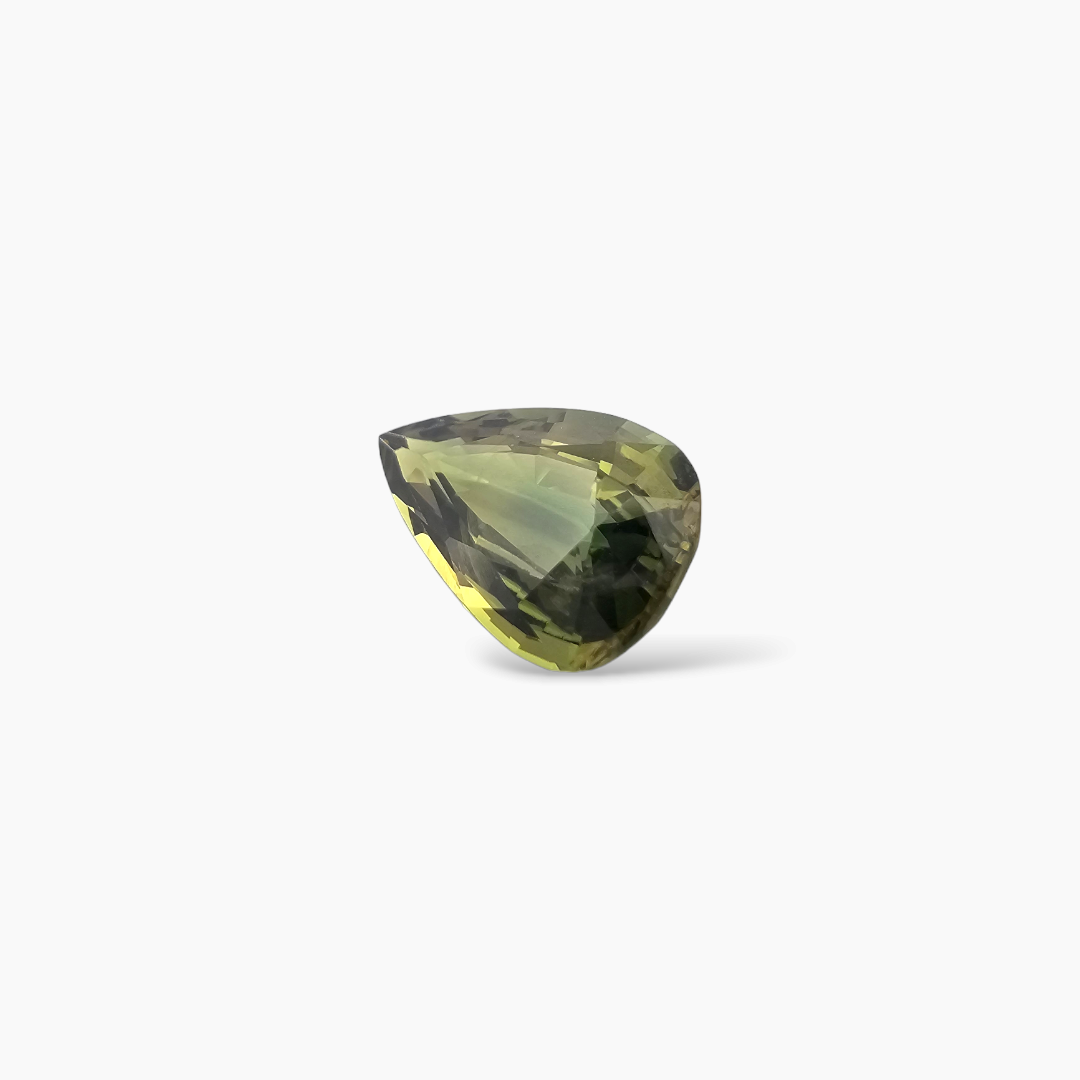 loose Natural Green Sapphire Stone Pear 5.30 Carats
