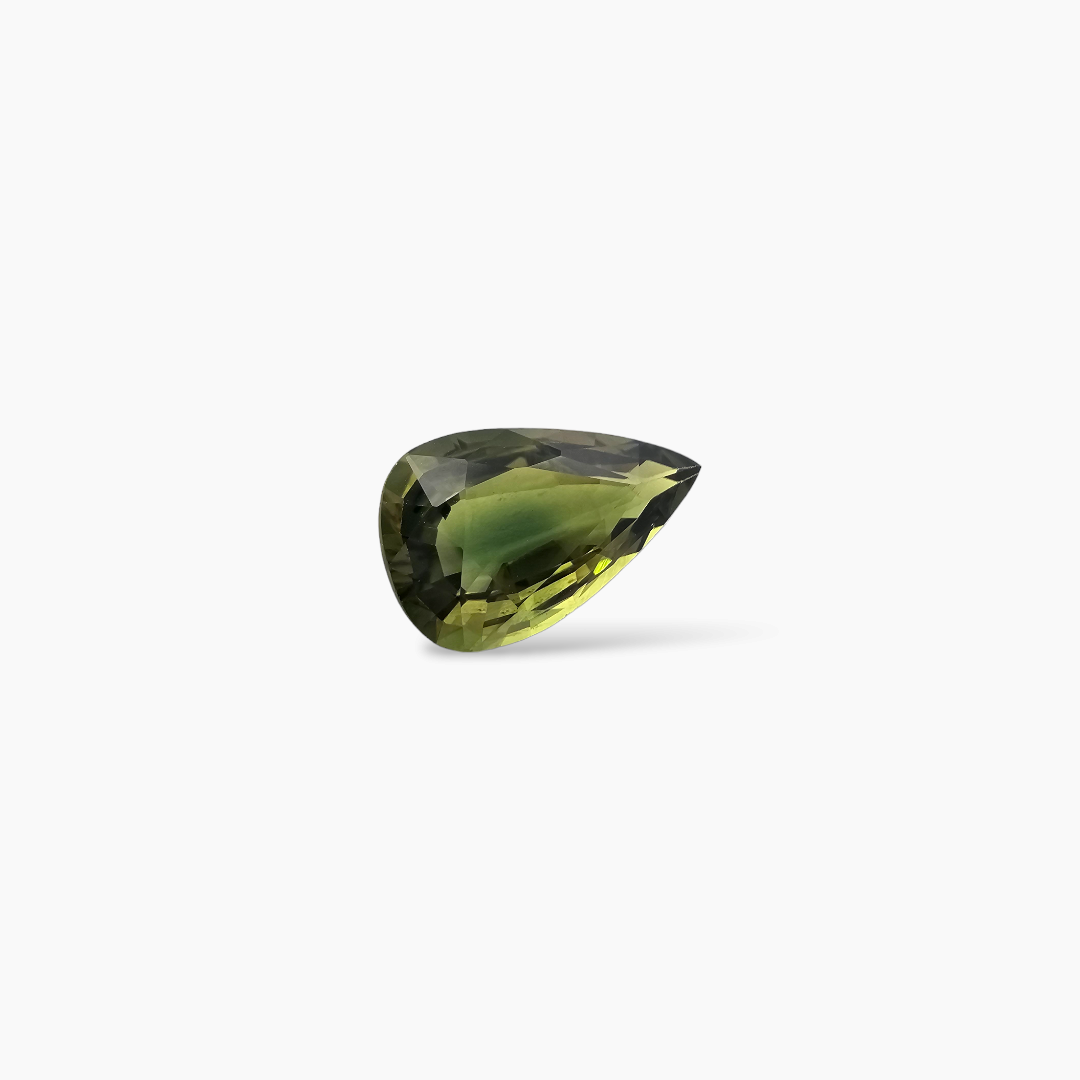 online Natural Green Sapphire Stone Pear 5.30 Carats