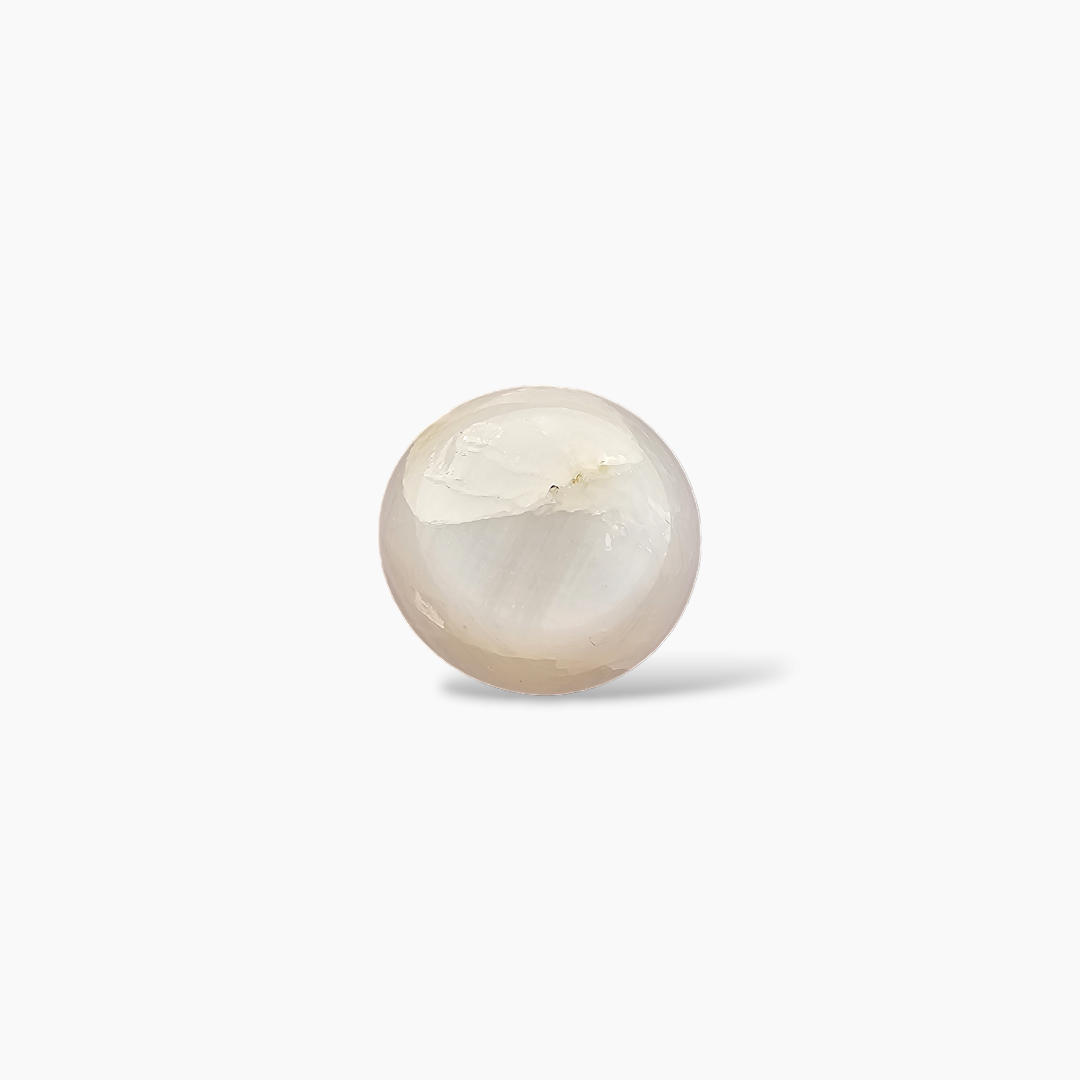 shop Natural Star White Sapphire Stone Round Cabochon 8.42 Carats 