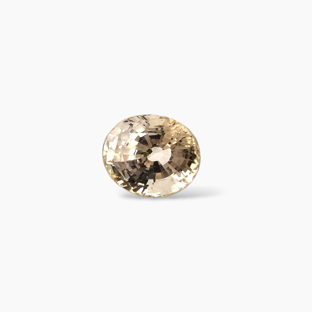 Natural Yellow Sapphire Stone Oval 3.15 Carats