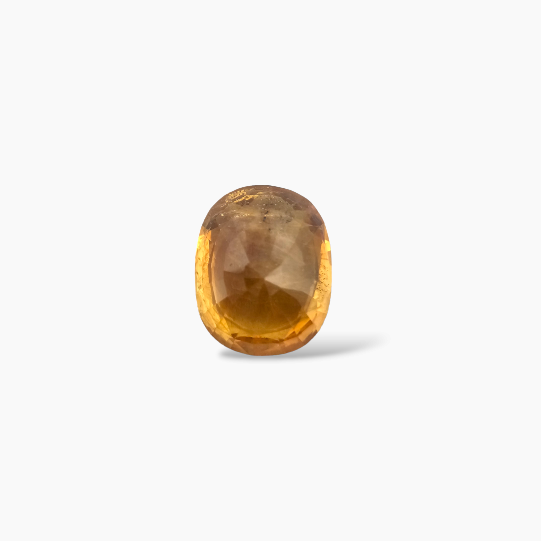 online Natural Orange Sapphire Stone Oval Cut 6.2 Carats