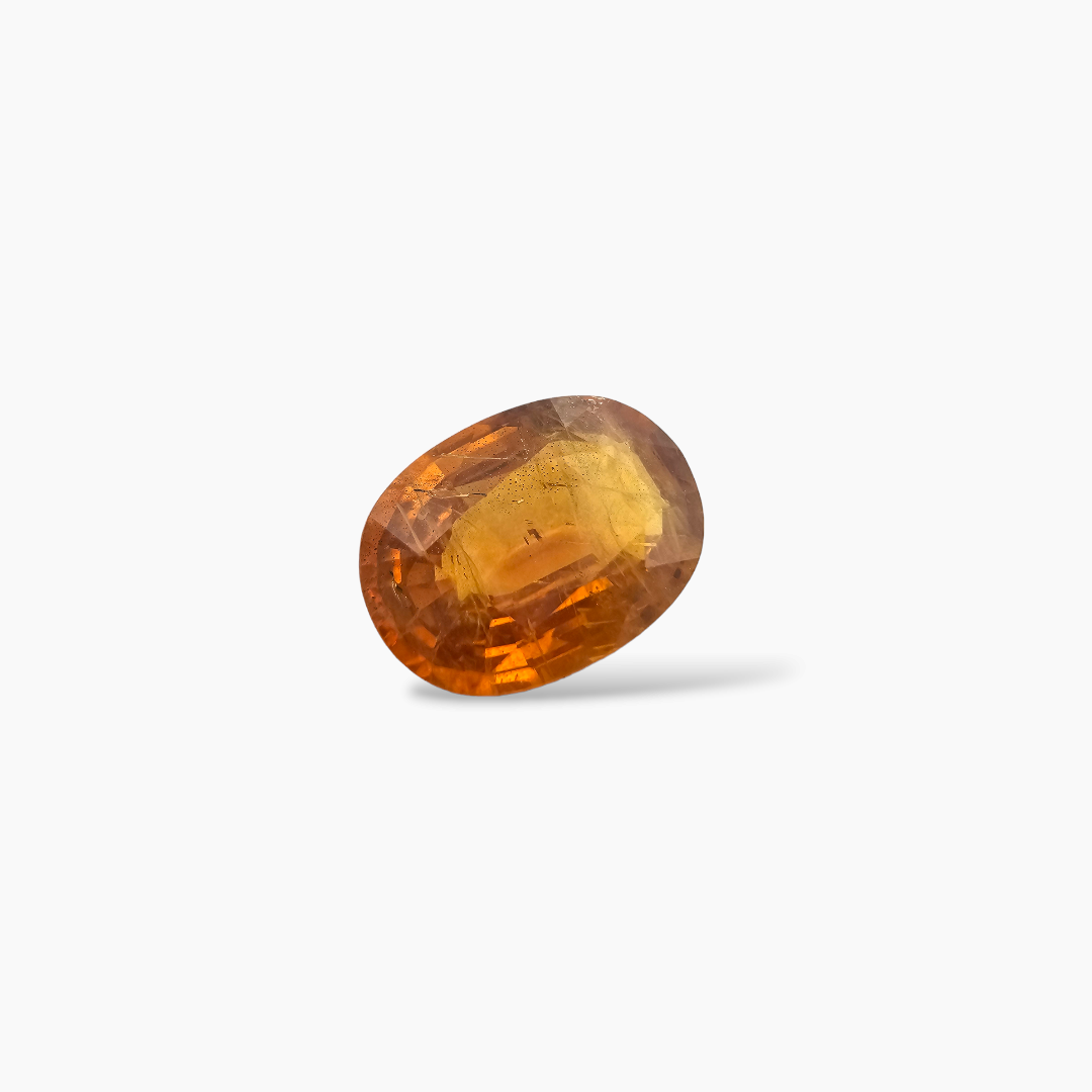 shop Natural Orange Sapphire Stone Oval Cut 4.0 Carats