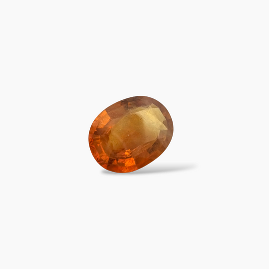 shop Natural Orange Sapphire Stone Oval Cut 4.0 Carats 12 × 8.5 mm