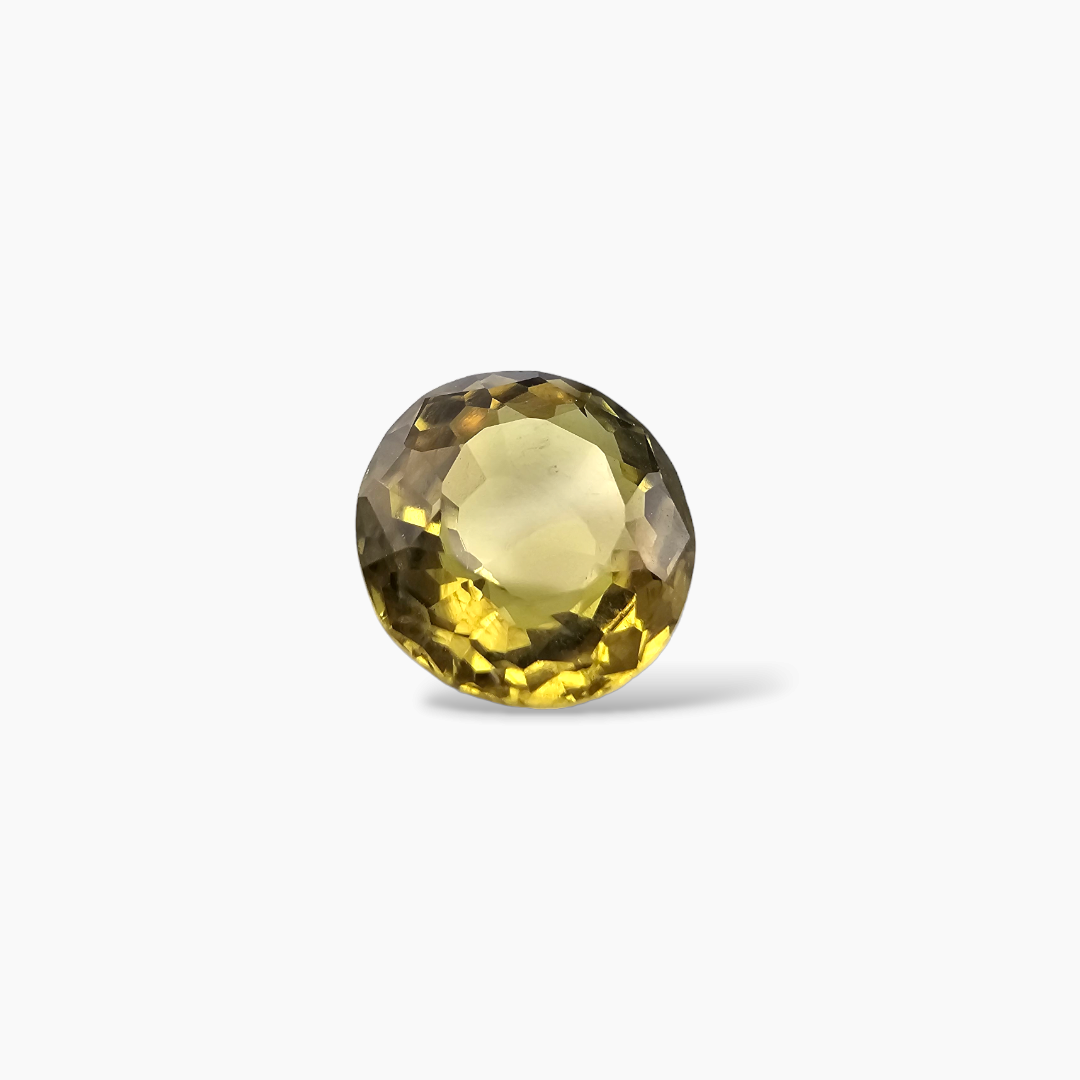 Natural Yellow Sapphire Stone Round Cut 1.6 Carats 7 mm