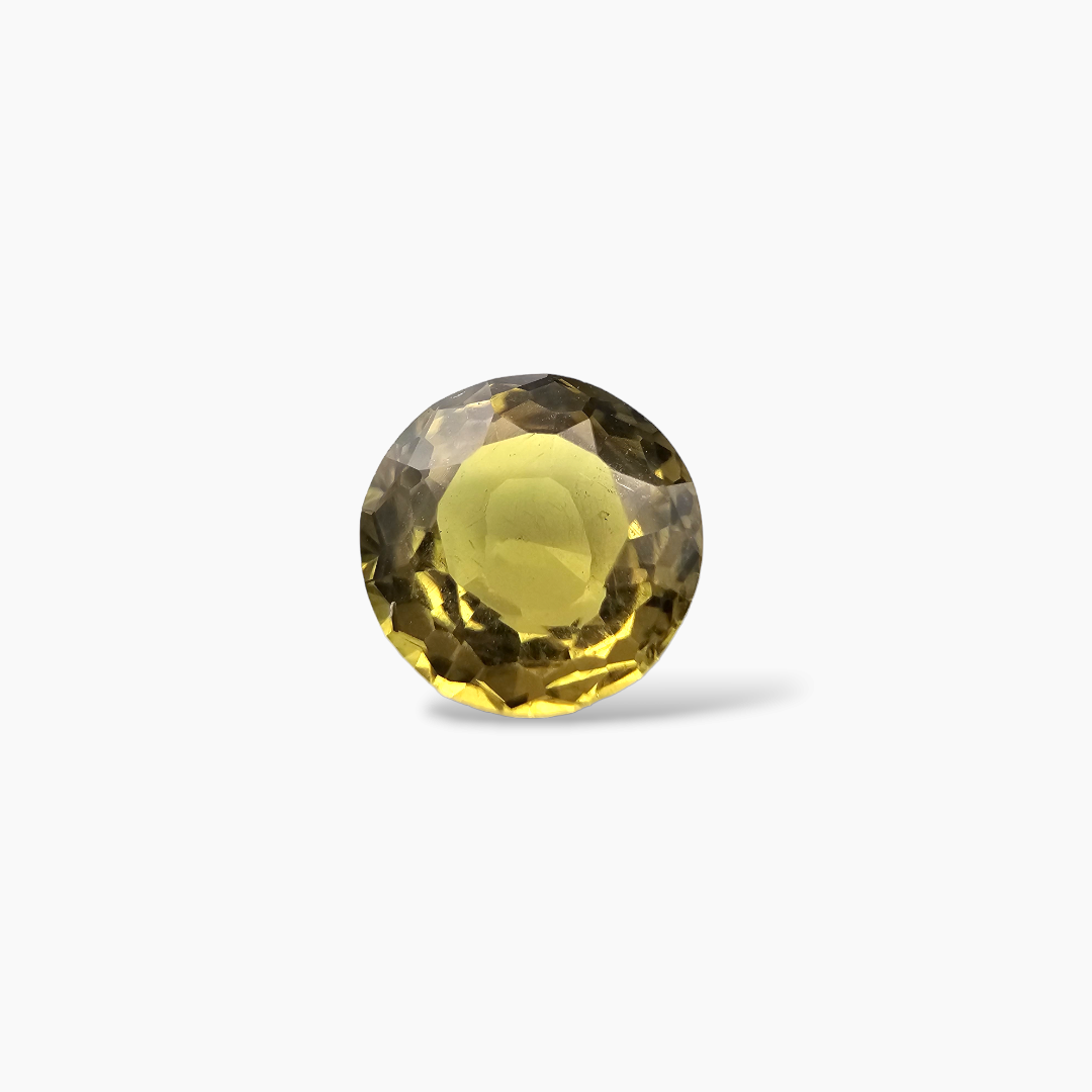 online Natural Yellow Sapphire Stone Round Cut 1.6 Carats 7 mm
