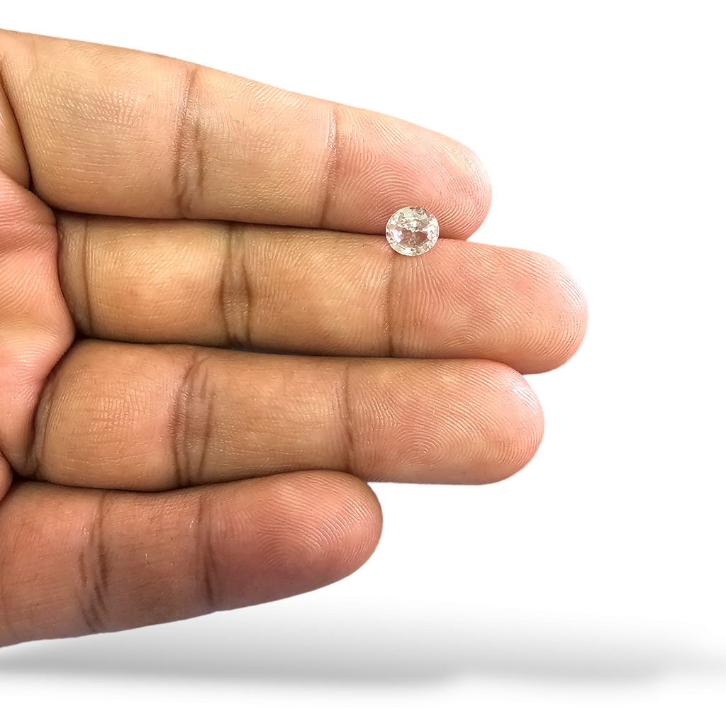 buy Natural Brown Sapphire Stone Round Cut 1.33 Carats 6.5 mm