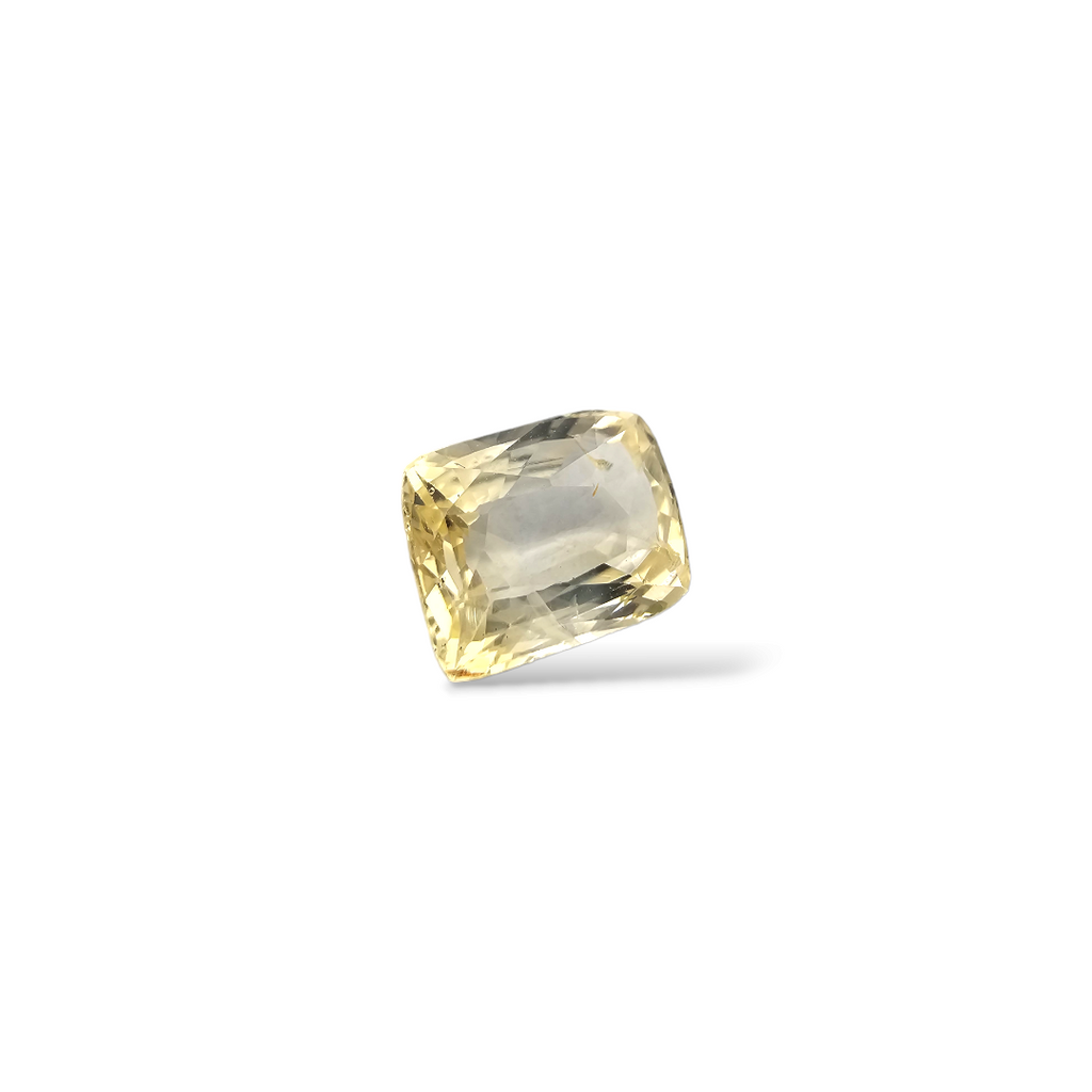 Natural Yellow Sapphire Stone 2.48 Carats 8× 6.5 mm